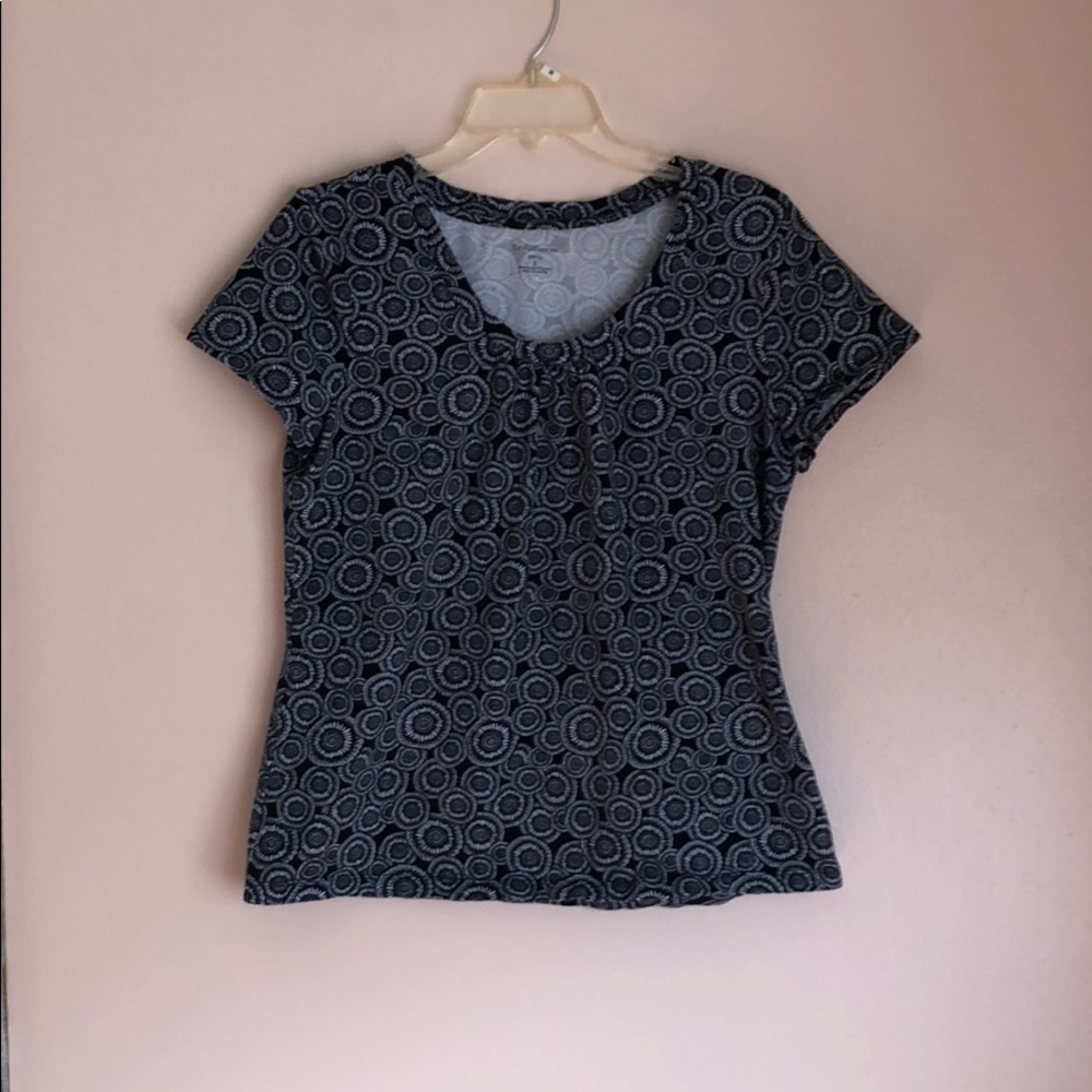 Croft & Barrow Floral Print Tee